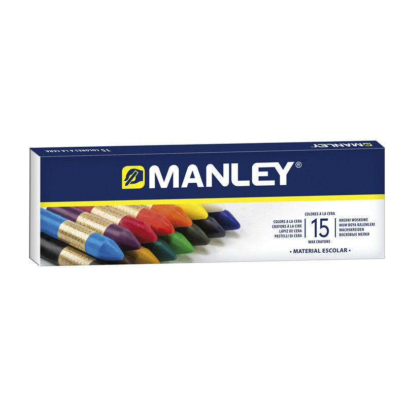 Ceras Manley caja 15 colores